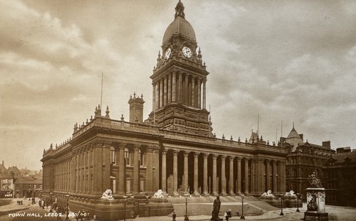 Leeds town hall yorkshire w - town,