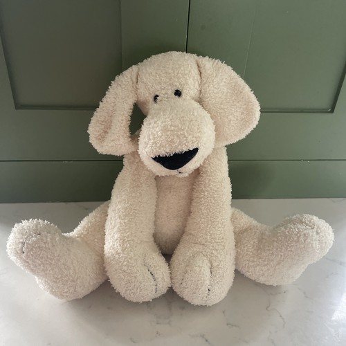 Tesco 2004 cream floppy puppy - cream,
