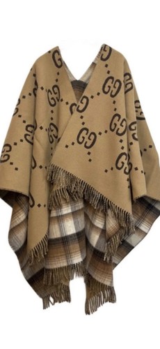 Cucci reversible poncho cape - poncho,