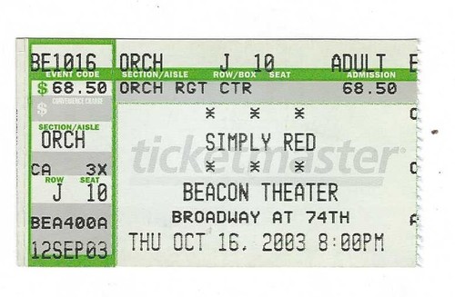Simply red ticket stub - ticket,