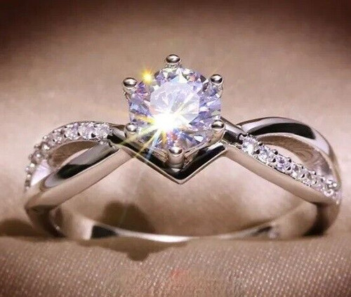 Silver ring with - , stone