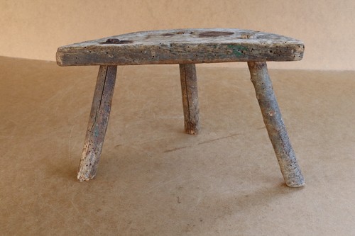 Old antique primitive wooden - antique,