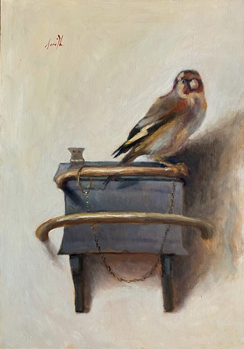 Original oil painting - , study