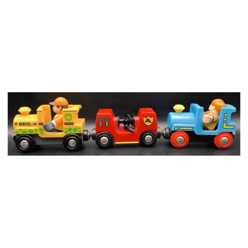 Brio wooden railway train - wooden,