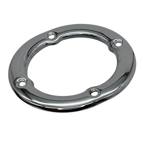 Oval chrome gear surround - oval,