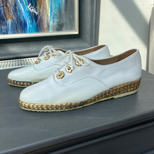 Joyca white leather gold - joyca,