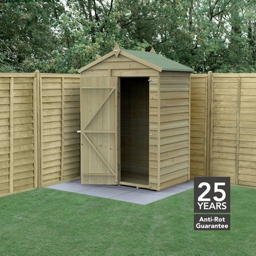 Forest 4life 5x3 apex shed - forest,