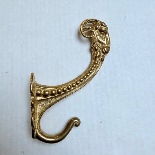 Vintage solid brass rams - solid,