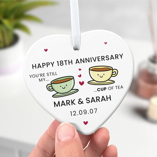 Personalised 18th porcelain - 18th,