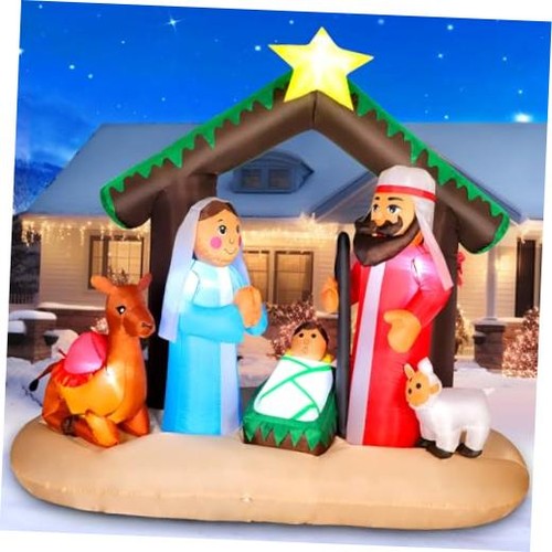7ft christmas inflatable - 7ft,