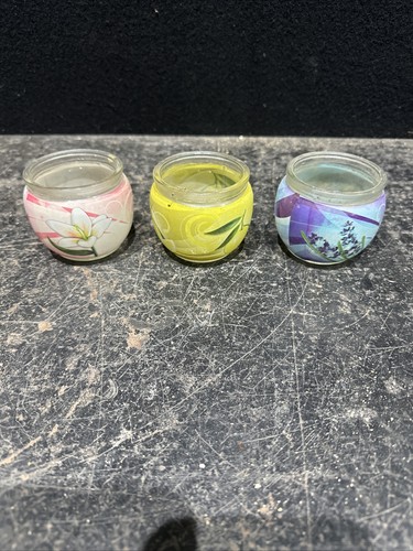 Glass candle jars - x,