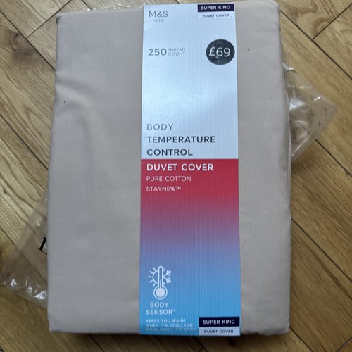 Superking duvet cover - m&s,