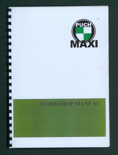 Puch maxi workshop manual - maxi,