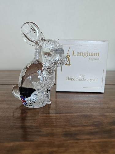Langham glass crystal rabbit - langham,