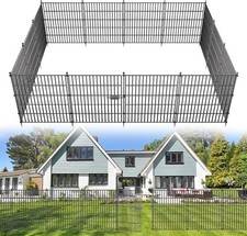 10x heavy metal fence with - heavy,