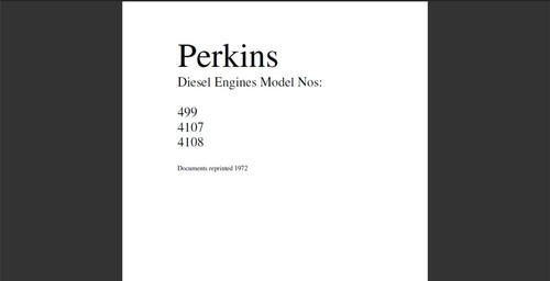 Perkins 499 4107 - perkins, 499,