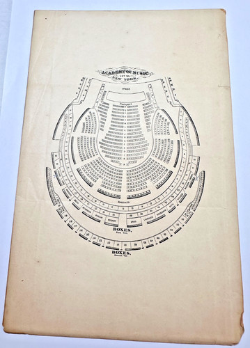 Seating plan academy music - plan, of