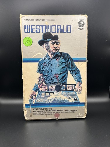 Westworld vhs mgm big box - vhs, mgm/ua