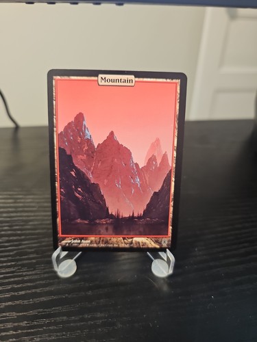 Mtg full art mountain unhinged - art,