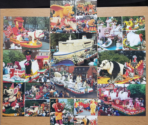 Postcards flower parade - postcards,