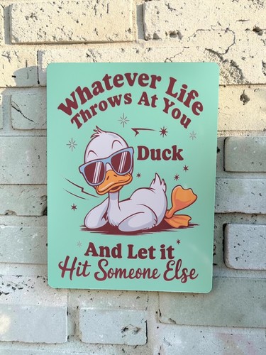 Funny duck metal - funny,