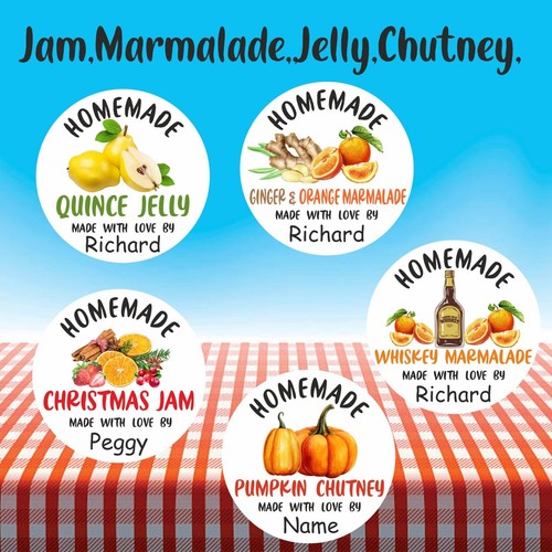 Personalised jar labels - jar,