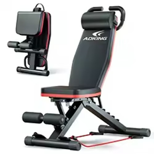 Foldable weight bench - weight, 14-in-1