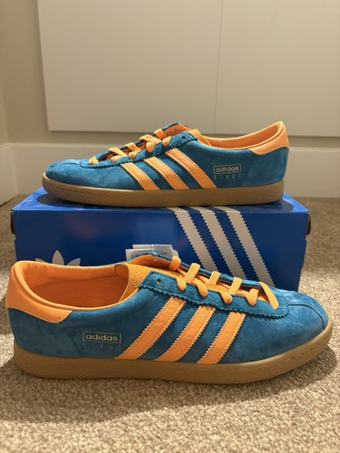 Adidas stadt blue orange uk10 - adidas,