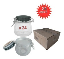500ml glass storage jars - glass,