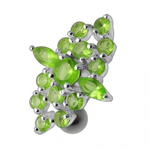 Reverse belly bar sterling - reverse,