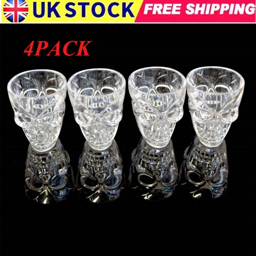4pack skull shot - skull, glasses
