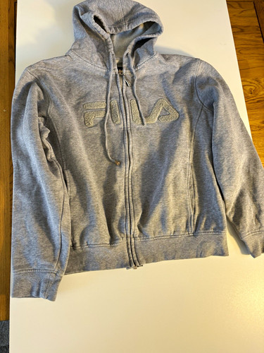 Fila grey marl - zip-up, hoodie