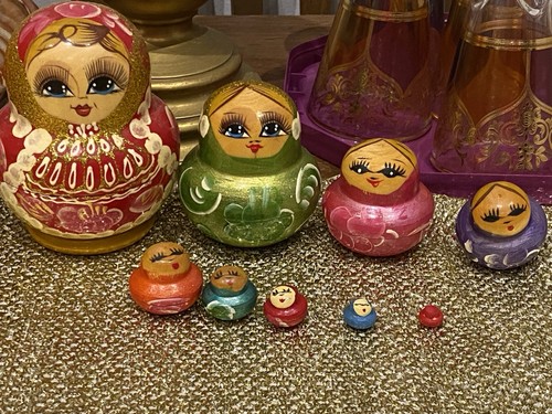 Russian dolls set - dolls, x9