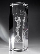 Large golf glass - golf, 3d