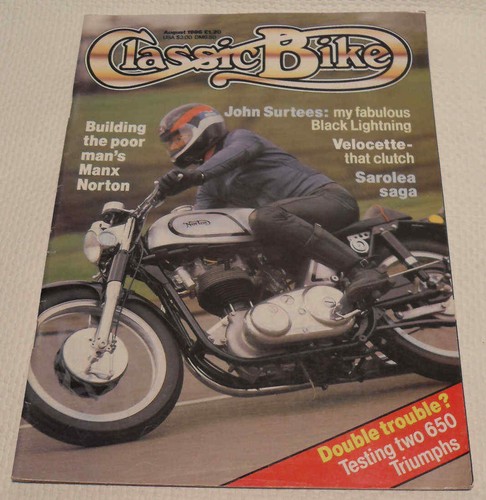 Classic bike triumph - 8/86,