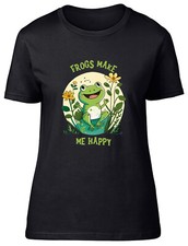 Frogs make happy womens - frogs,