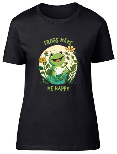 Frogs make happy womens - make,