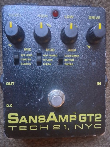 Sansamp gt2 tech nyc guitar - tech,