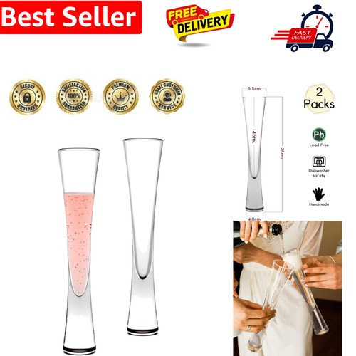 2x145ml champagne flutes - 2x145ml,