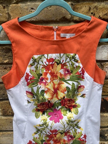 Sandra darren orange floral - sandra,
