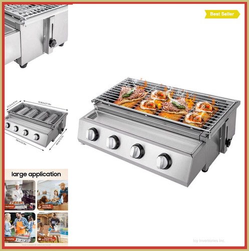 Portable burner stainless - portable, 4