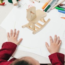Wooden rocking horse model - rocking,