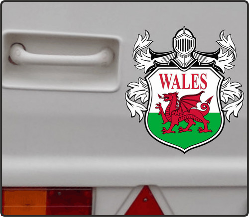 Wales caravan decal - decal, bumper