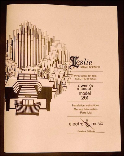 Leslie 251 amplifier - leslie,