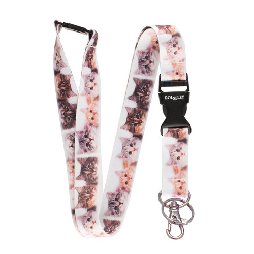 Cute cats kittens lanyard - cats,