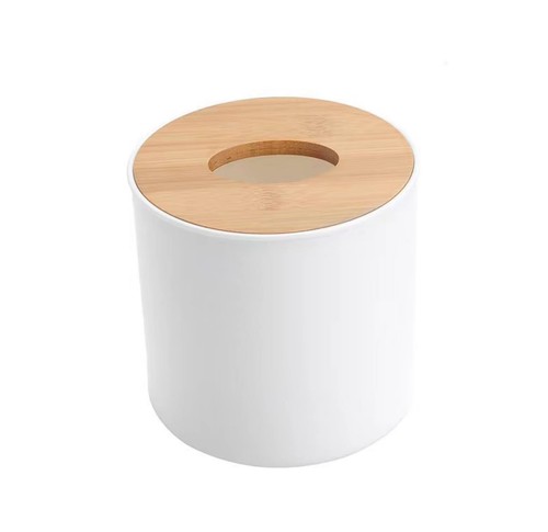 Modern round wooden tissue - modern,