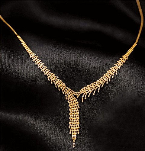 Solid 18ct gold necklace - solid,