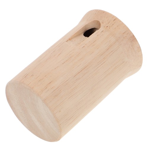 Khaki wooden whistle - wooden, toy