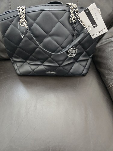 Stylish black faux leather - black,