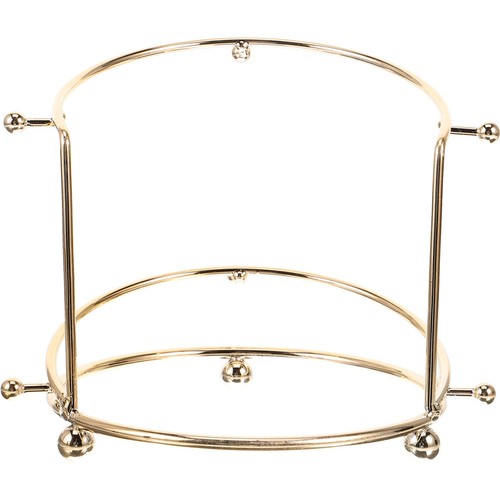 Golden crown display rack - golden,